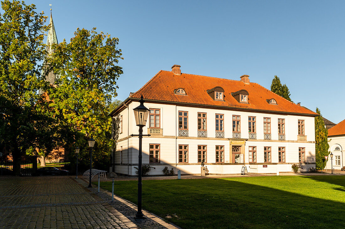 Kavaliershaus, Eutin Castle outbuilding, Holstein Switzerland Nature Park, Ostholstein, Schleswig-Holstein, Germany