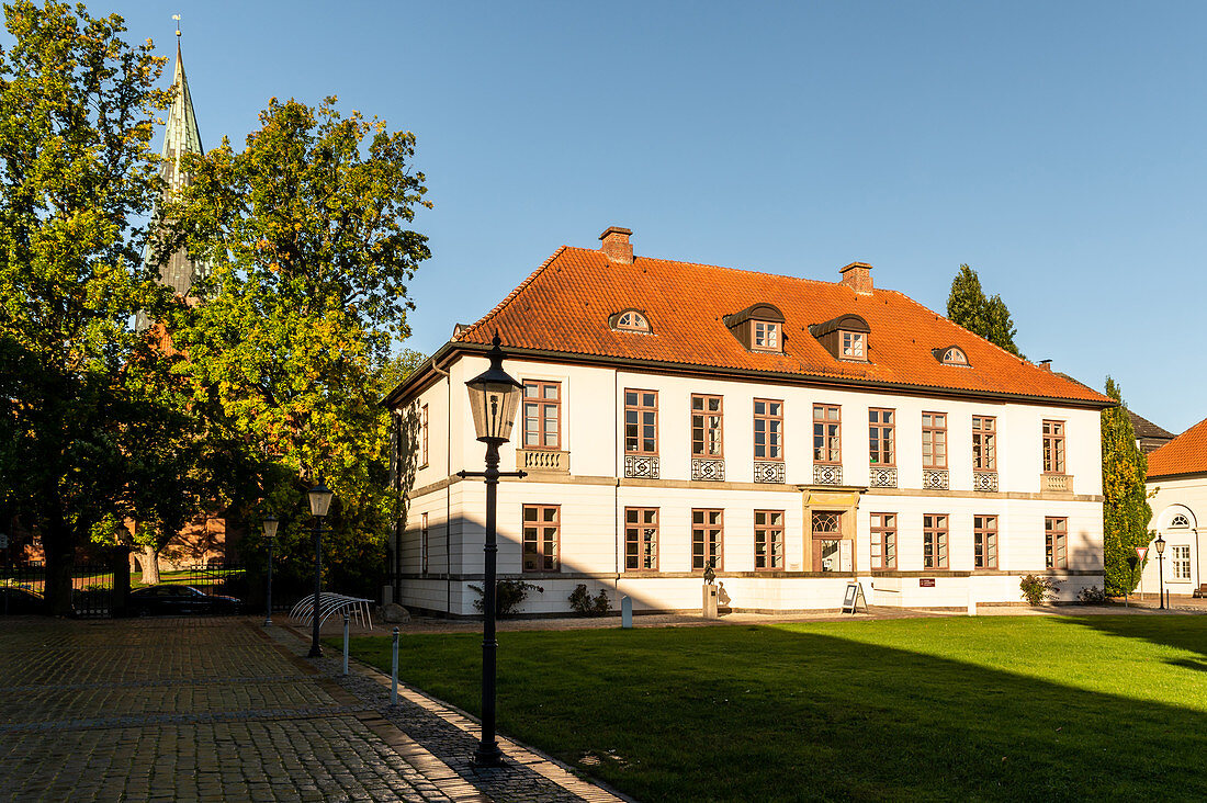 Kavaliershaus, Nebengebäude Schloss Eutin, Naturpark Holsteinische Schweiz, Ostholstein, Schleswig-Holstein, Deutschland