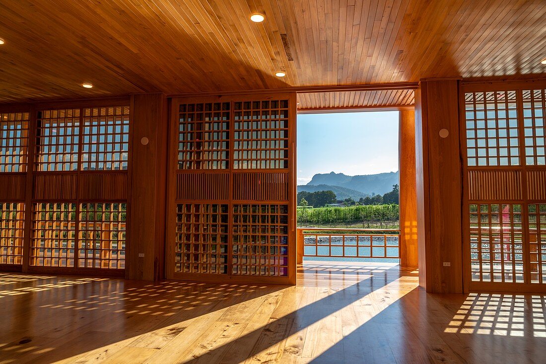 The interiors of the Japanese-style house, Chiang Mai, Northern Thailand