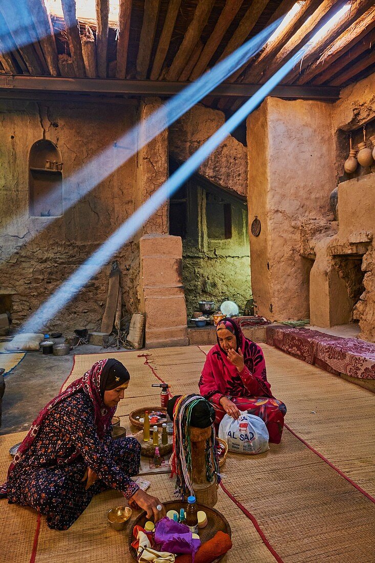 Sultanate of Oman, Ad-Dakhiliyah Region, village of Al Hamra, Bait Al Safah museum