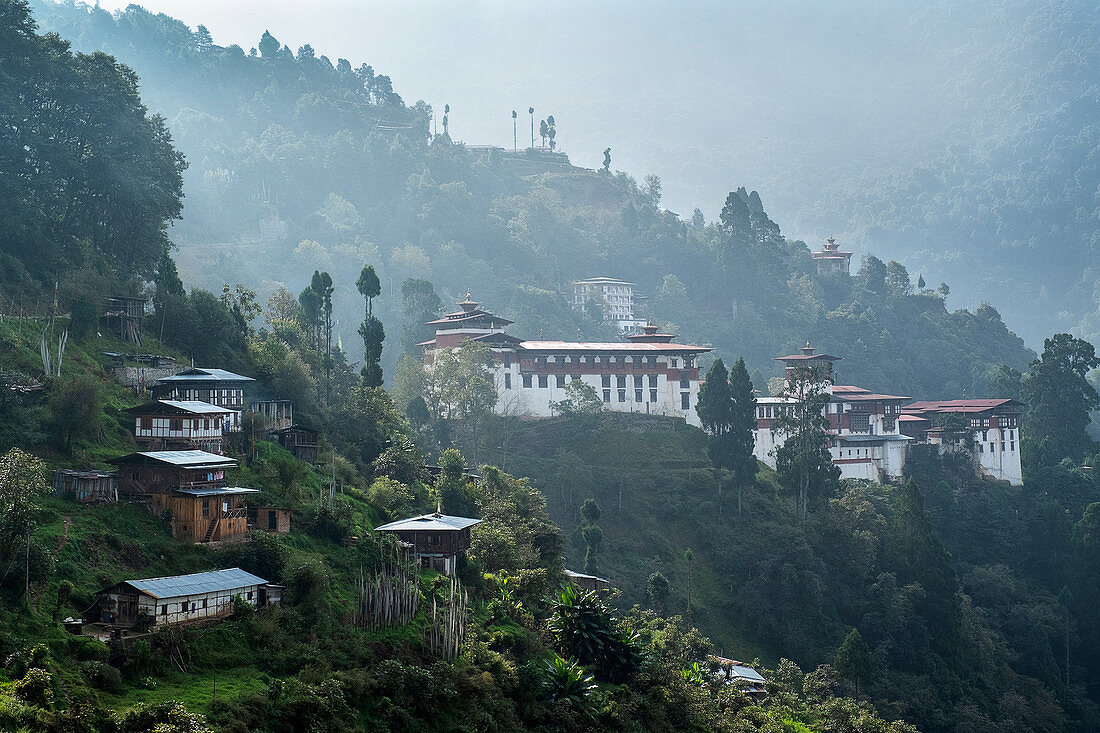 Trongsa Dzong, Trongsa, Bhutan, Himalaya, Asien
