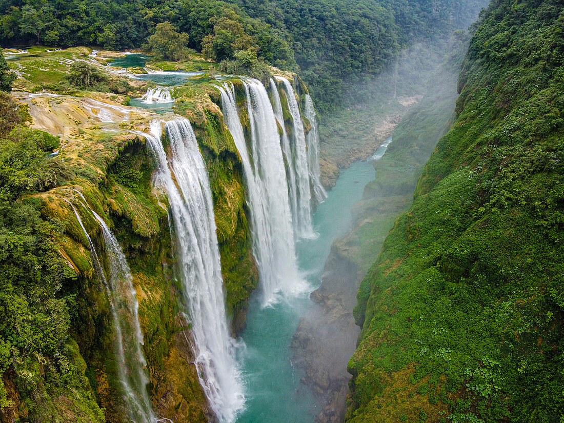 Tamul Wasserfälle, Huasteca Potosi, San Luis Potosi, Mexiko, Nordamerika