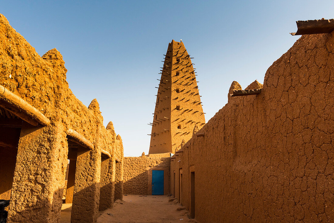 Große Moschee, UNESCO-Weltkulturerbe, Agadez, Niger, Westafrika, Afrika