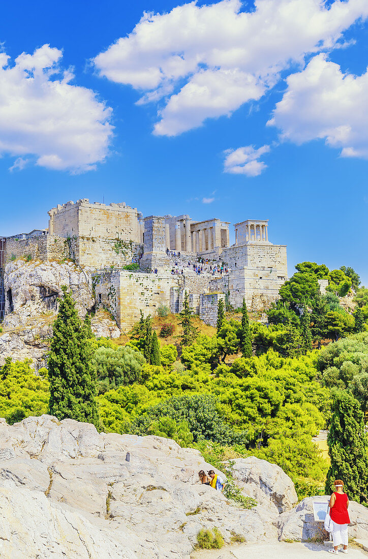 Acropolis of Athens, UNESCO World Heritage Site, Athens, Greece, Europe