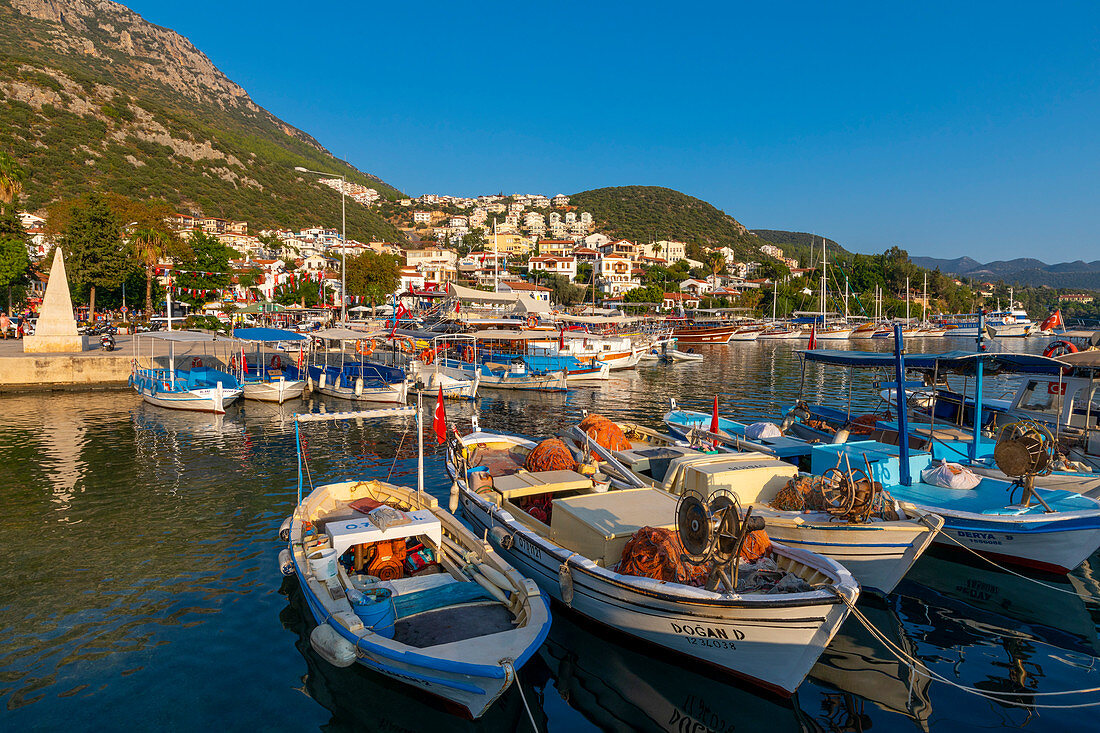 Kas Hafen, Kas, Provinz Antalya, Türkei, Kleinasien, Eurasien