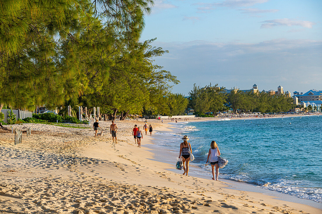 Governors Beach, Teil von Seven Mile Beach, Grand Cayman, Kaimaninseln, Karibik, Mittelamerika