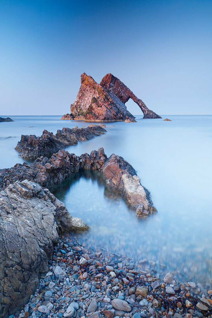 Bow Fiddle Rock, Moray Firth, Moray, Scotland, United Kingdom, Europe