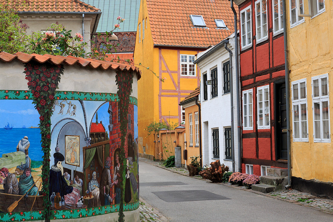 Historic Old Town, Helsingor, Zealand, Denmark, Scandinavia, Europe