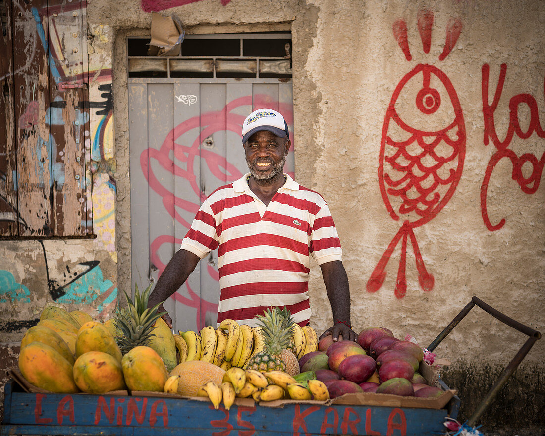 Portrait of Ariel, Getsemani Barrio, Cartagena, Bolivar Department, Colombia, South America