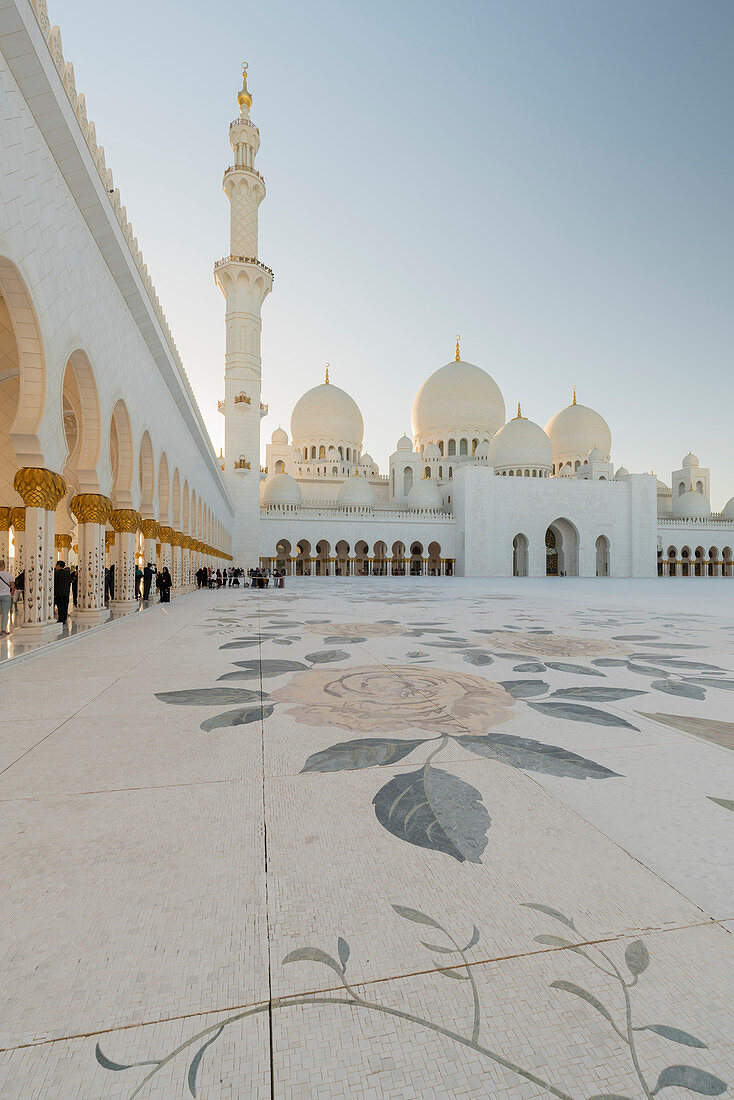 Sheikh Zayed Grand Mosque, Abu Dhabi, Vereinigte Arabische Emirate