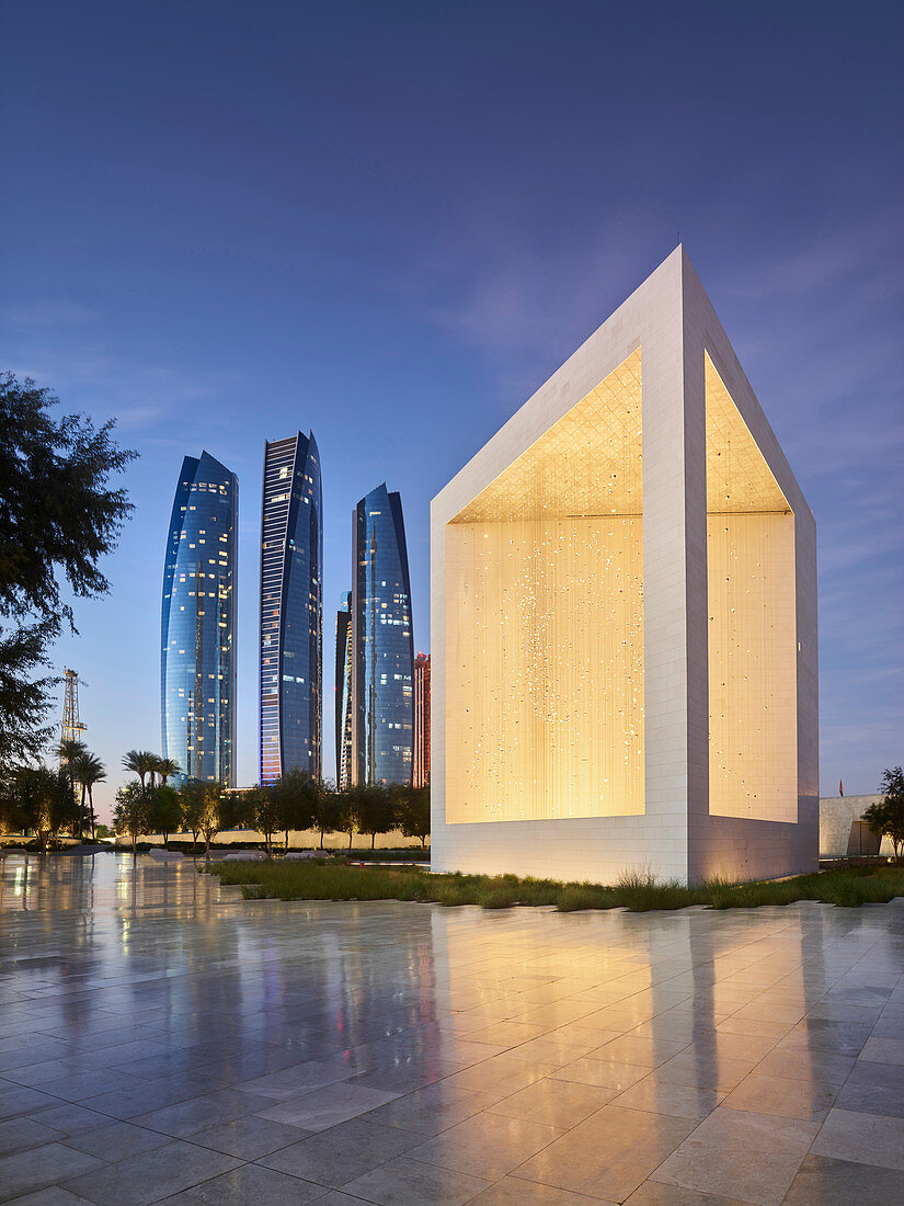 Sheikh Zayed Founder's Memorial, Etihad Towers, Abu Dhabi, United Arab Emirates