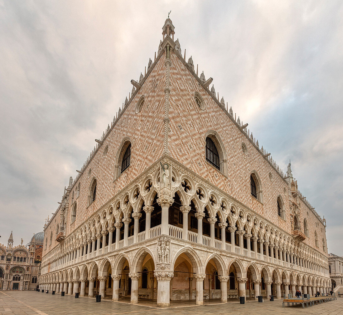 Doge's Palace (Palazzo Ducale) next to San Marco in Venice, Veneto, Italy