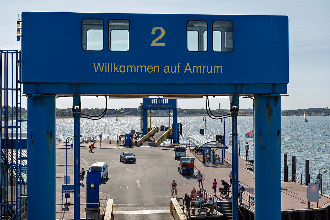 Harbor, Amrum, Schleswig-Holstein, Germany