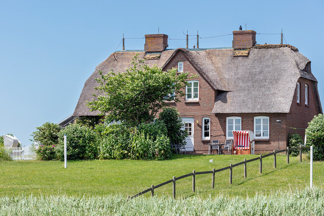 Westerwarft, Hallig, Hooge, Schleswig-Holstein, Germany