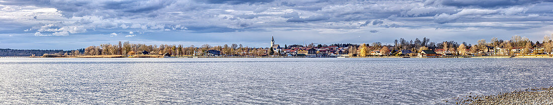 Chieming am Chiemsee Panorama, Bavaria, Germany