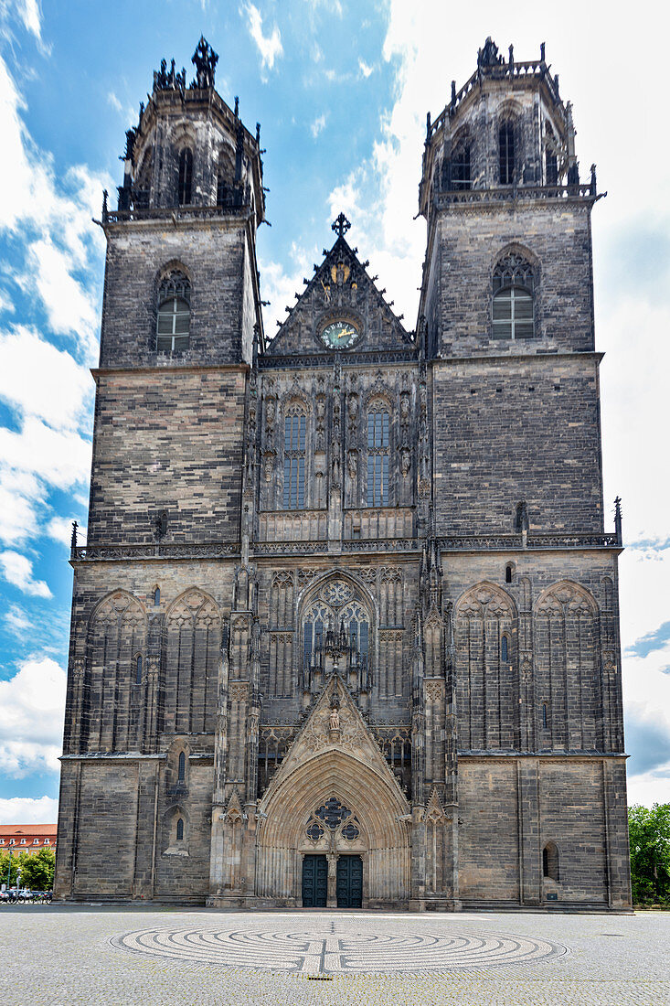 The Magdeburg Cathedral in Magdeburg, Saxony-Anhalt, Germany