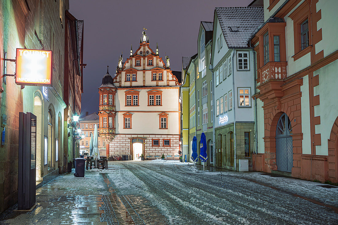 Herrngasse in Coburg, Upper Franconia, Bavaria, Germany