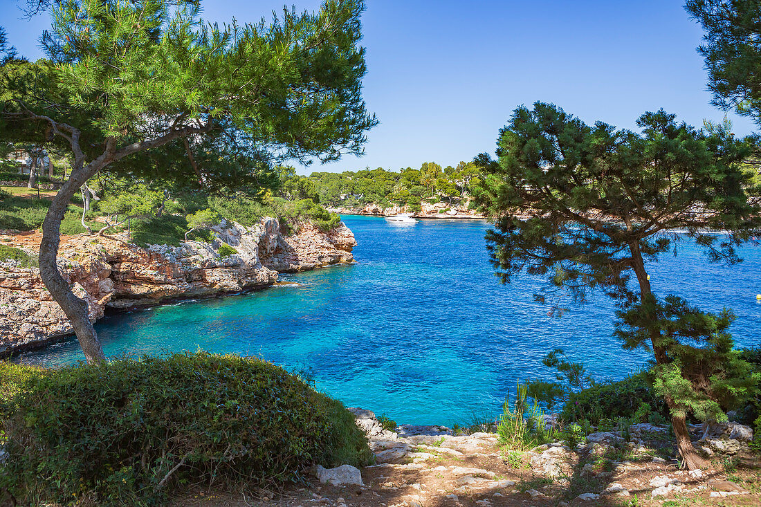 Cala Llombards Bucht auf Mallorca, Spanien