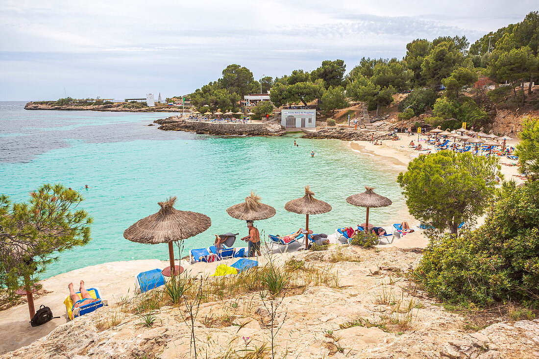 Cala Comtesa bay in Mallorca, Spain