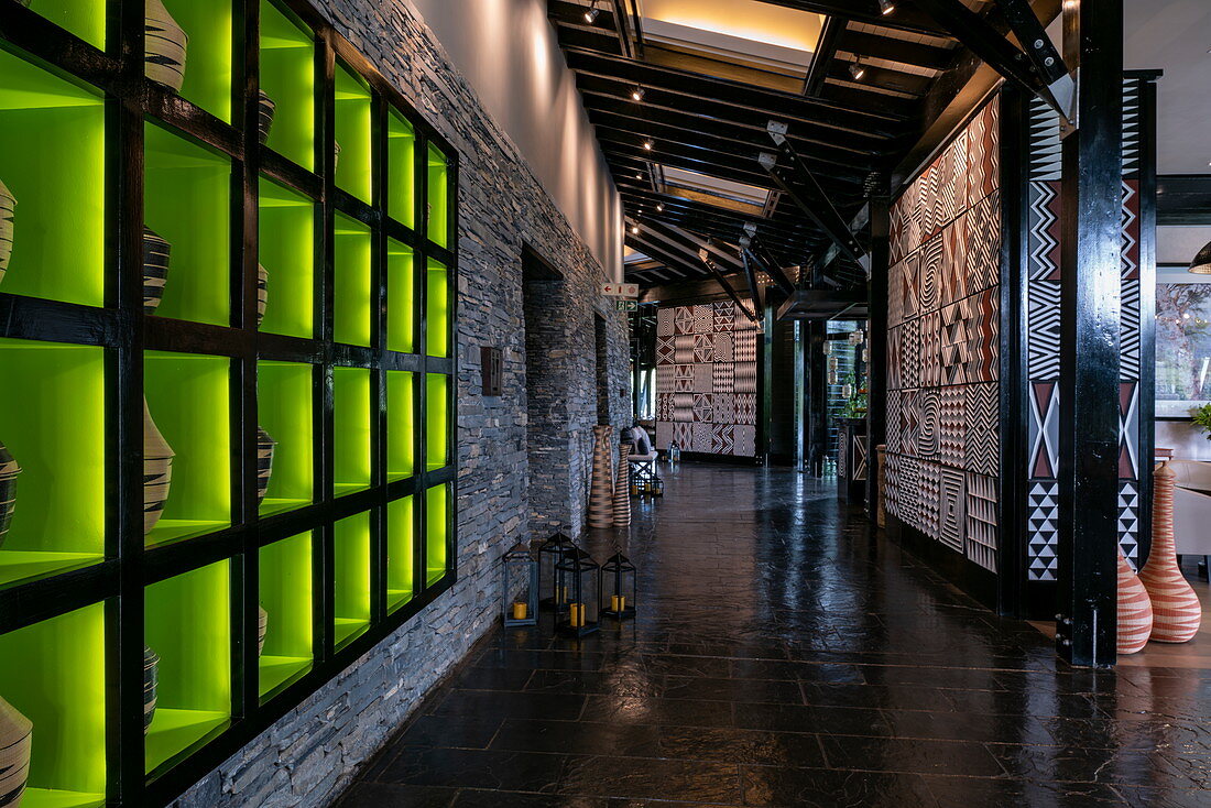 Lobby in the luxury resort One