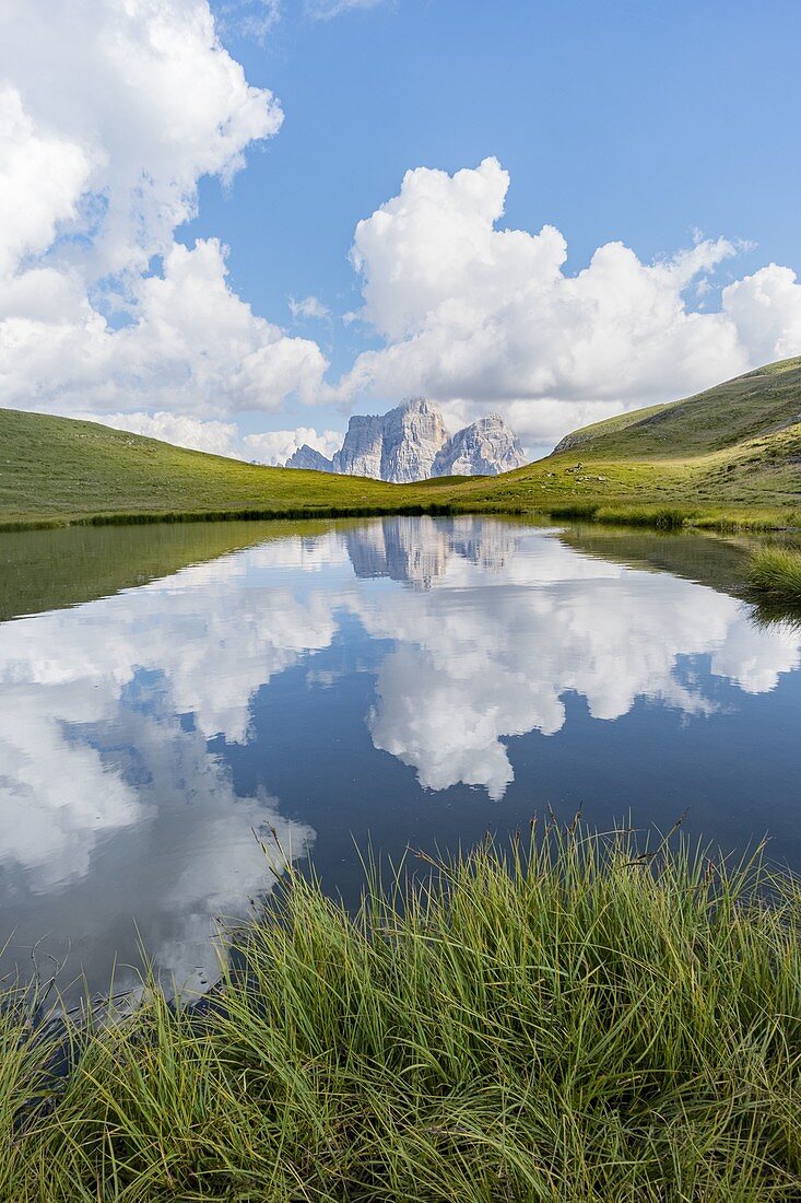 Europe, Italy, Veneto, Unesco Dolomites: Baste Lake
