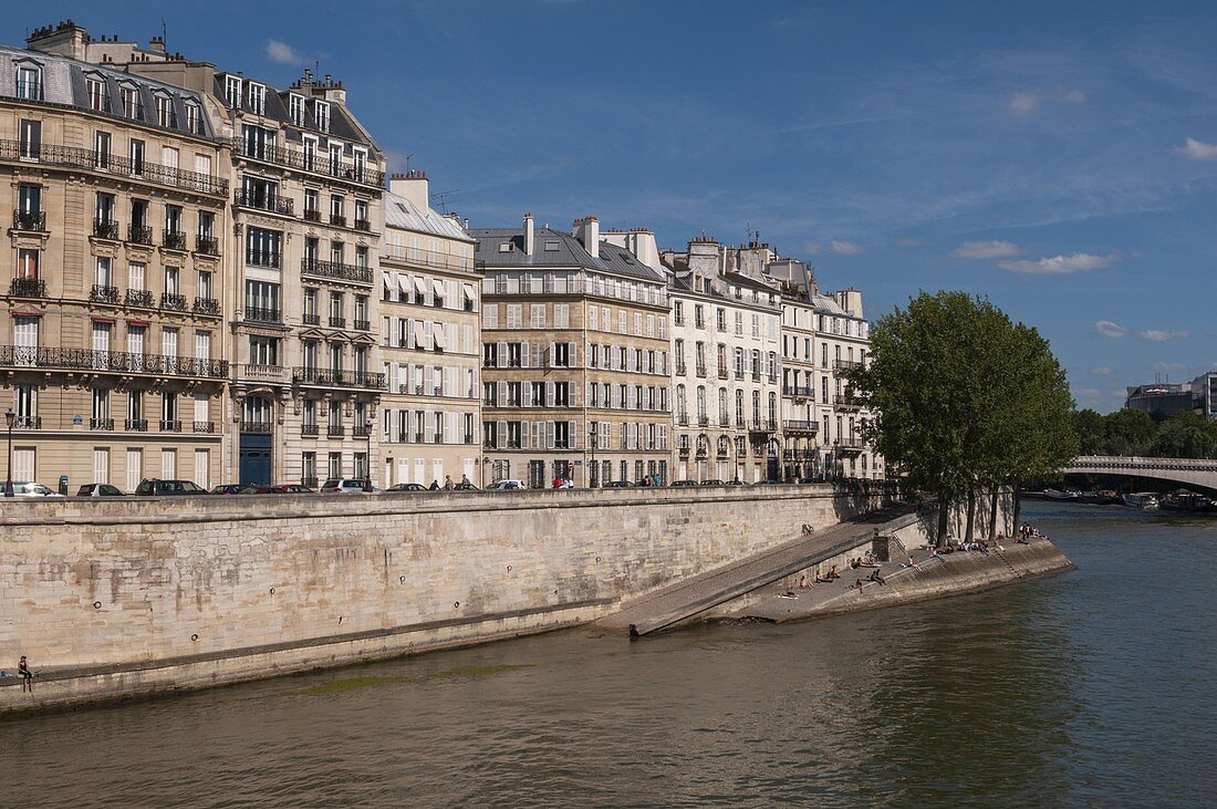 Ile Saint-Louis, Paris, Frankreich.