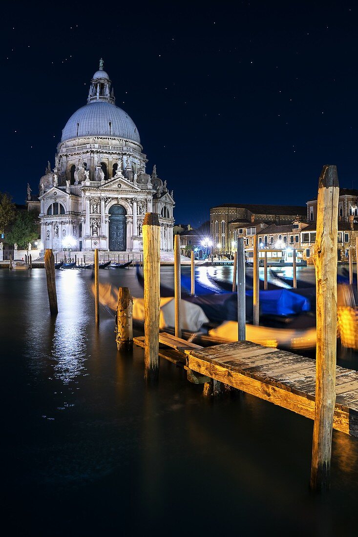 Venice at Night. Europe, Italy, Veneto region, Venezia