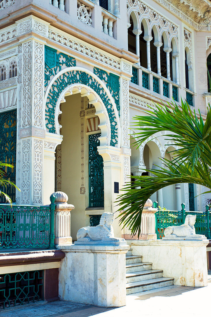 Entrance of Palacio de Valle in Cienfuegos, Cuba