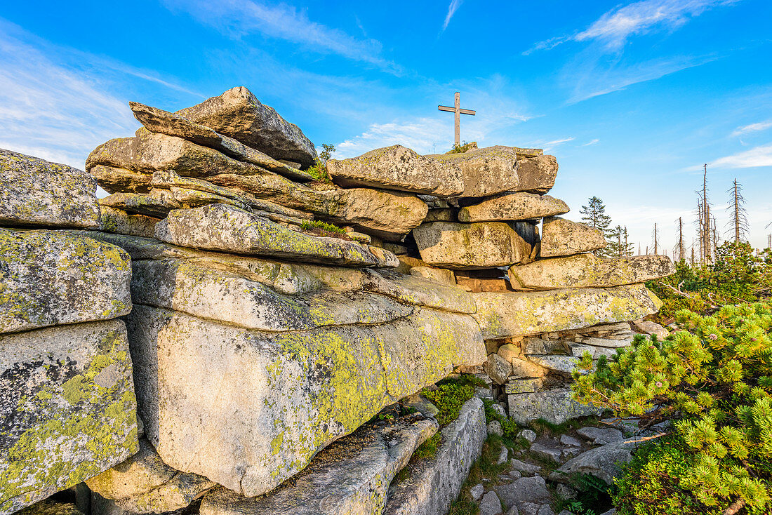 Bayerischer Plöckenstein im Bayerischen Wald, Bayern, Deutschland