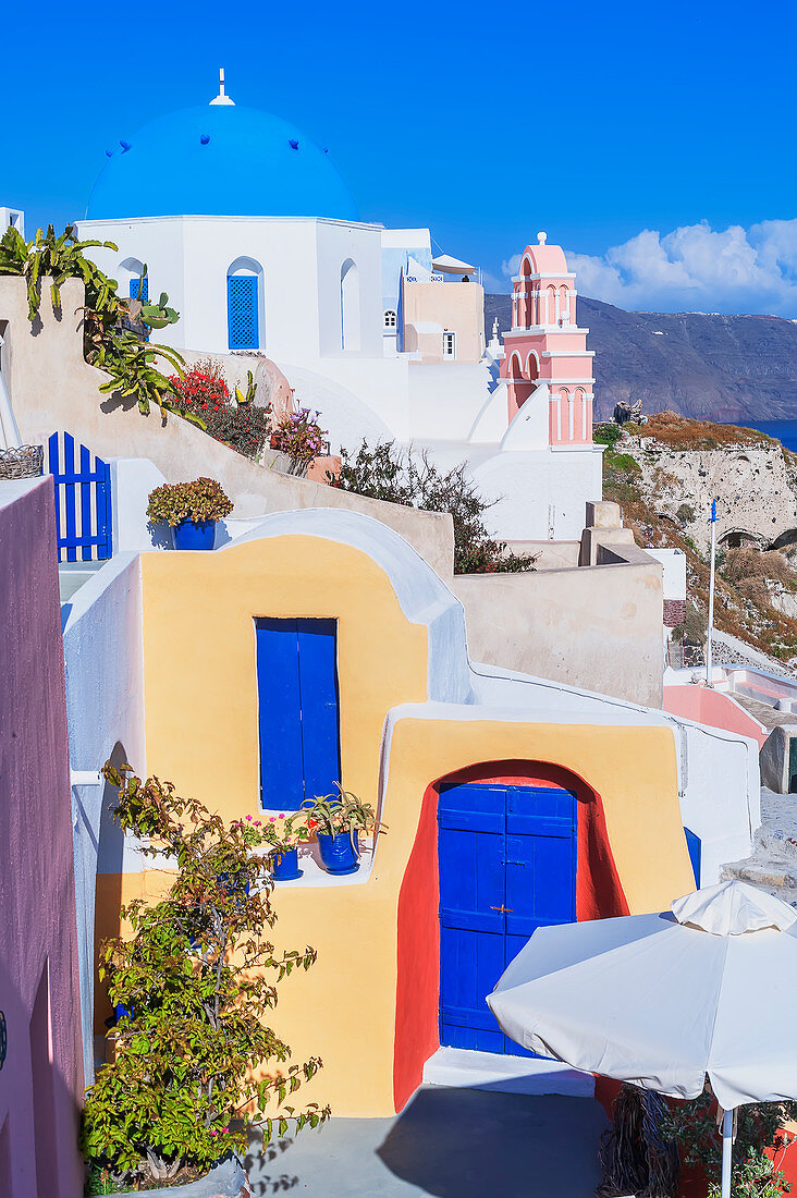 Oia village, Oia, Santorini, Cyclades Islands, Greece