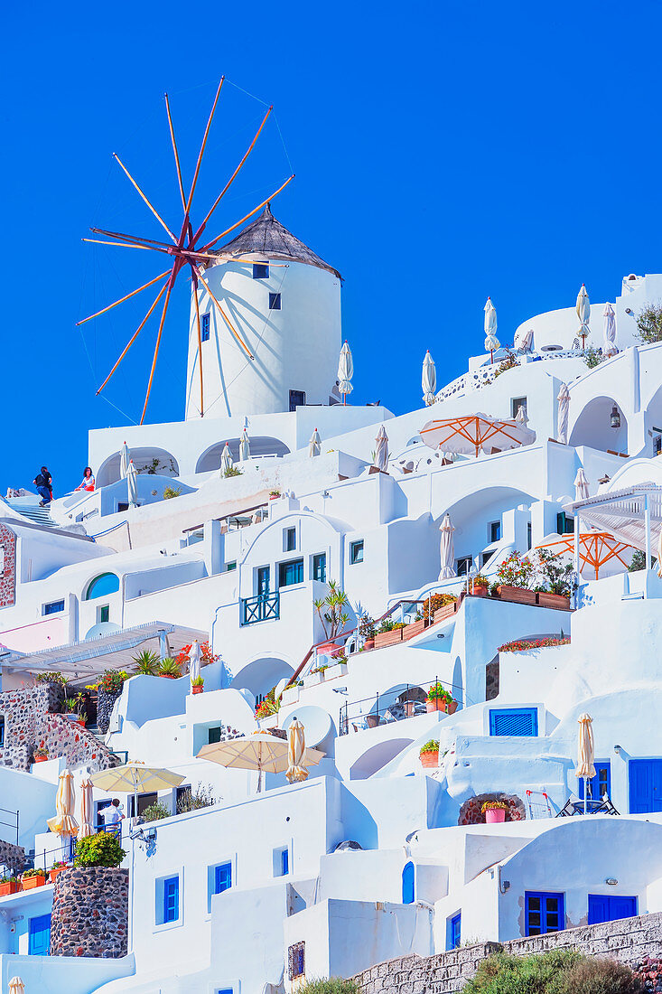 Oia village, Oia, Santorini, Cyclades Islands, Greece