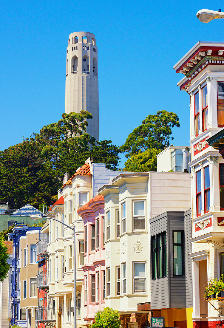 Coit Tower, San Francisco, Kalifornien, USA