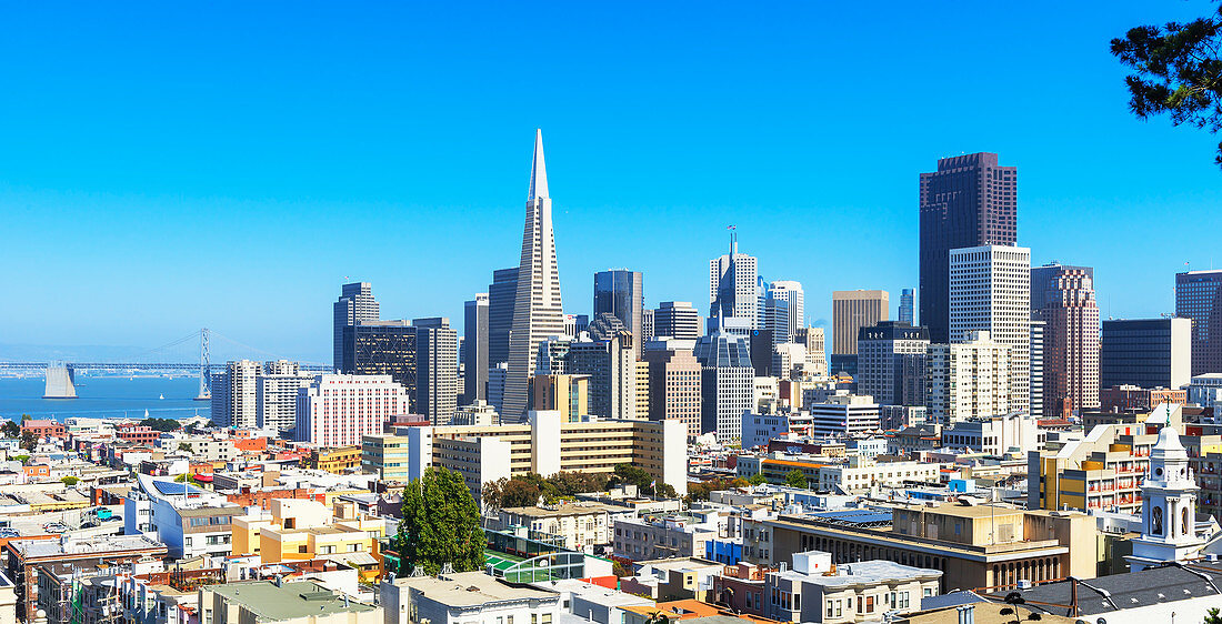 Financial district skyline, San Francisco, California, USA