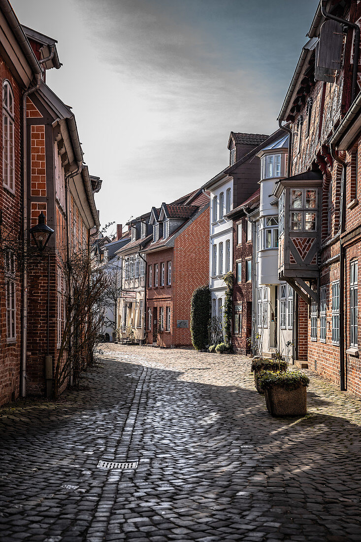 Blick auf die Altstadt von Lüneburg, Niedersachsen, Deutschland