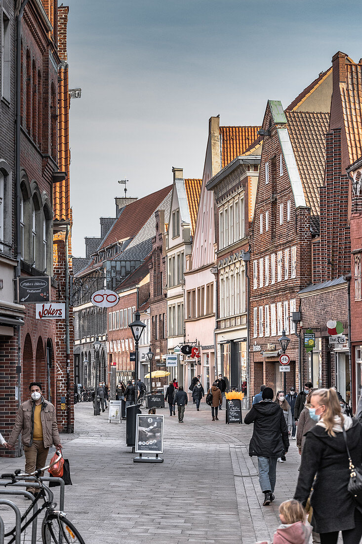 View of the old town of Lueneburg, Germany