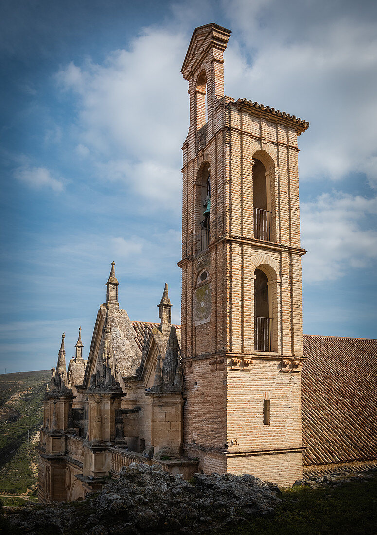 Blick auf die die Kirche Santa Maria la Mayor in Antequera, Spanien