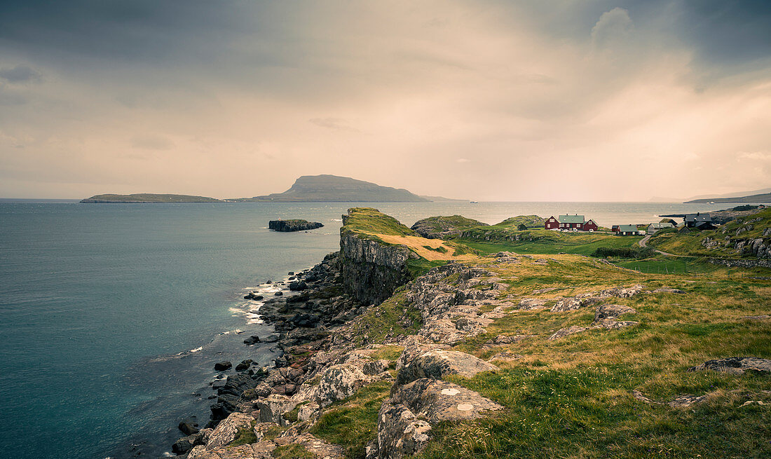 Küste in Torshavn, Färöer Inseln\n