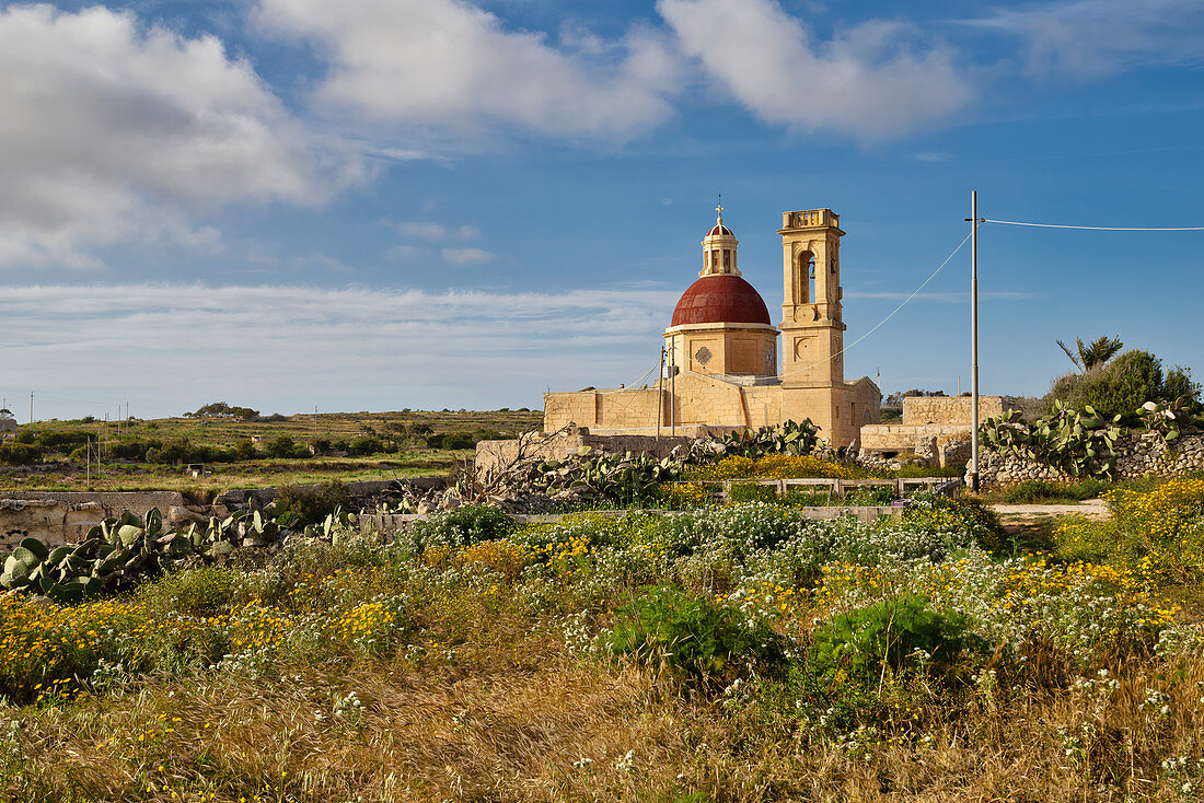 Kleine Kirche an der Südküste von Malta, Mittelmeer, Europa
