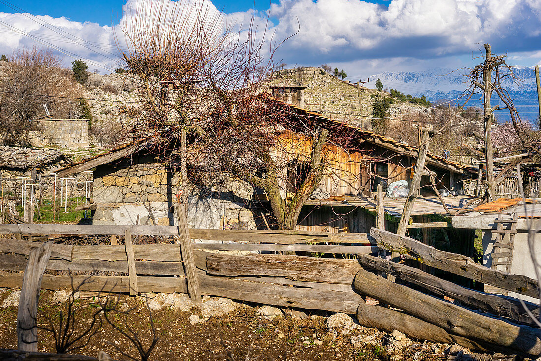 Altes Bauernhaus in Selge, Westtürkei, Türkei, Kleinasien