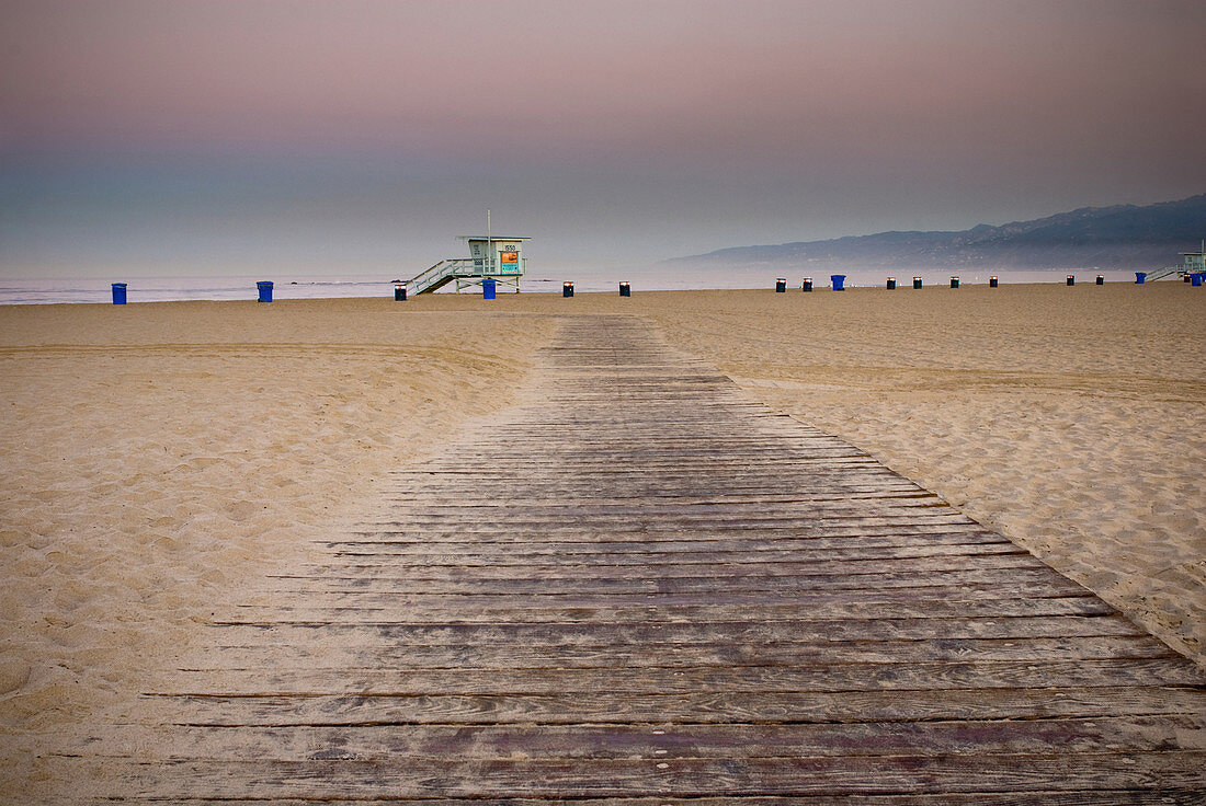 Weg am Strand