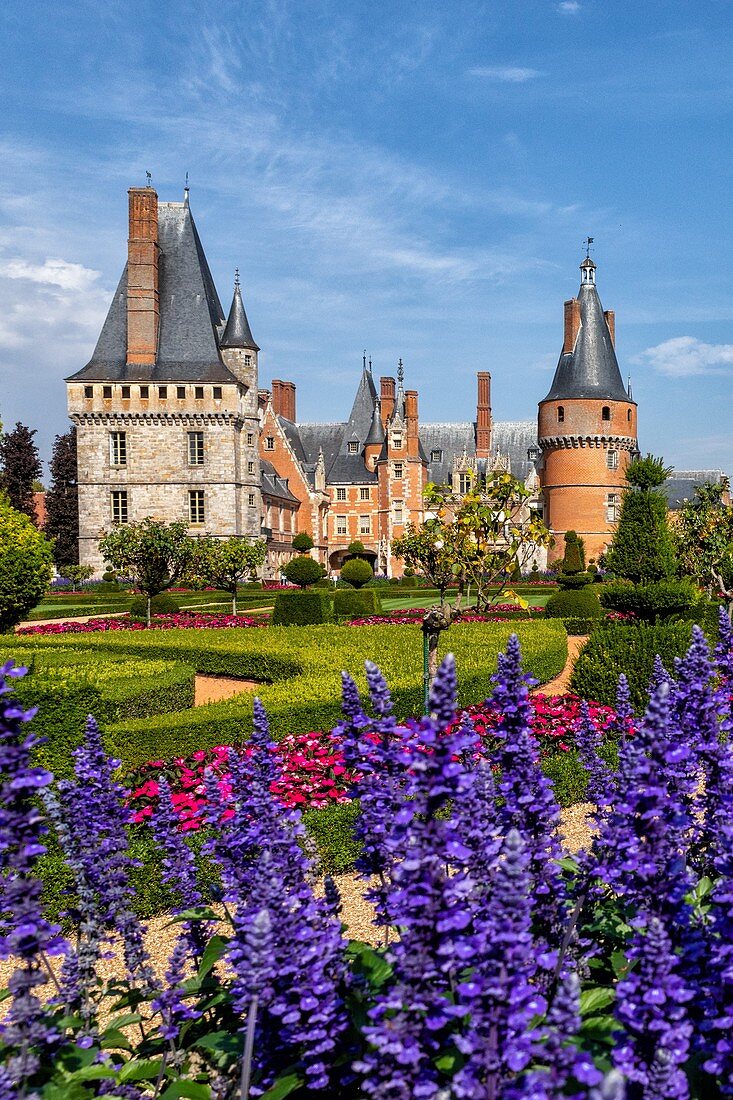 Gärten Im Französischen Stil, Erstellt Nach Den Von Andre Le Notre, Garten Des Königs Louis Xiv., Château De Maintenon, Eure-Et-Loir (28), Frankreich, Ausgeführten Planen