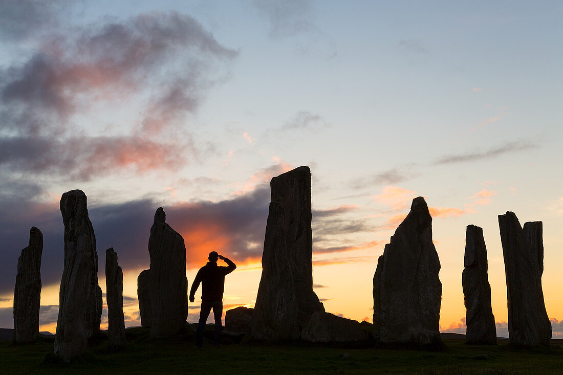 Callanish Standing Stones, Isle of Lewis, Äußere Hebriden, Schottland, Vereinigtes Königreich