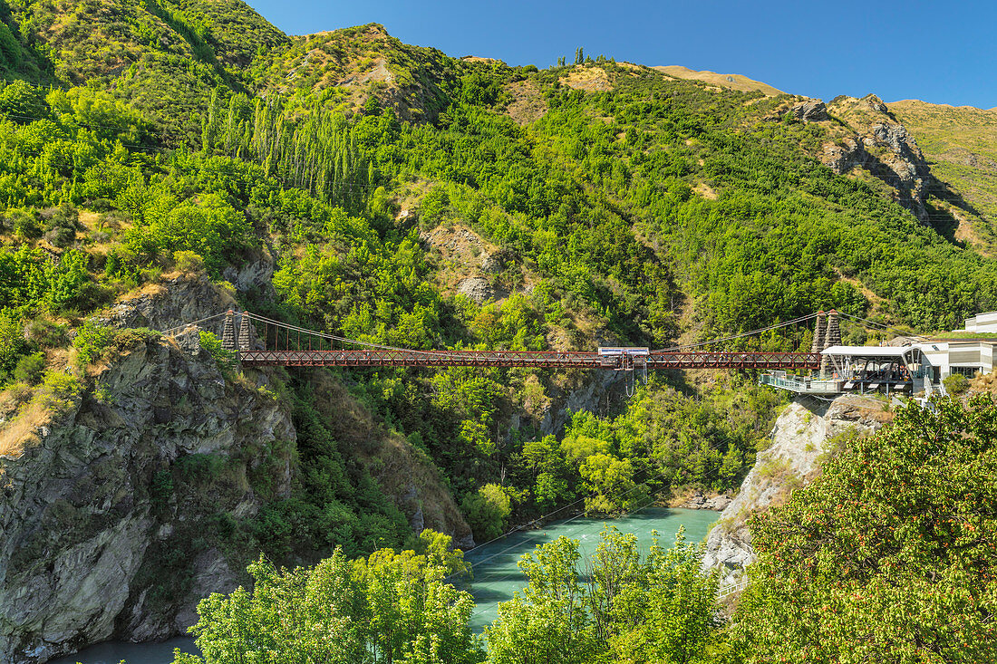 Kawarau-Brücke, Kawarau-Flussschlucht, Queenstown, Otago, Südinsel, Neuseeland, Pazifik