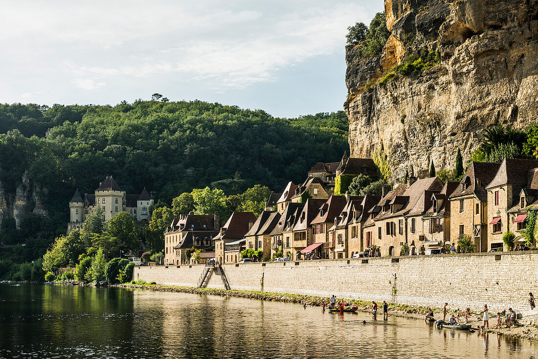 La Roque-Gageac, Périgord, Département Dordogne, Region  Nouvelle-Aquitaine, Frankreich