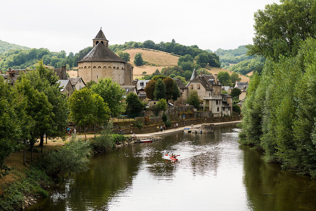 Sainte-Eulalie-d'Olt, Departement Aveyron, Okzitanien, Frankreich