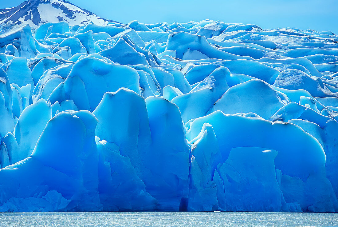 Grey Lake glacier, Torres del Paine National Park, Chile, South America