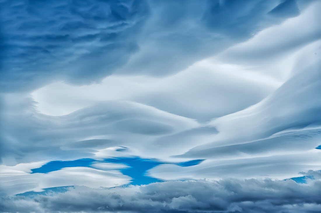 Wolken, Nationalpark Torres del Paine, Patagonien, Chile, Südamerika
