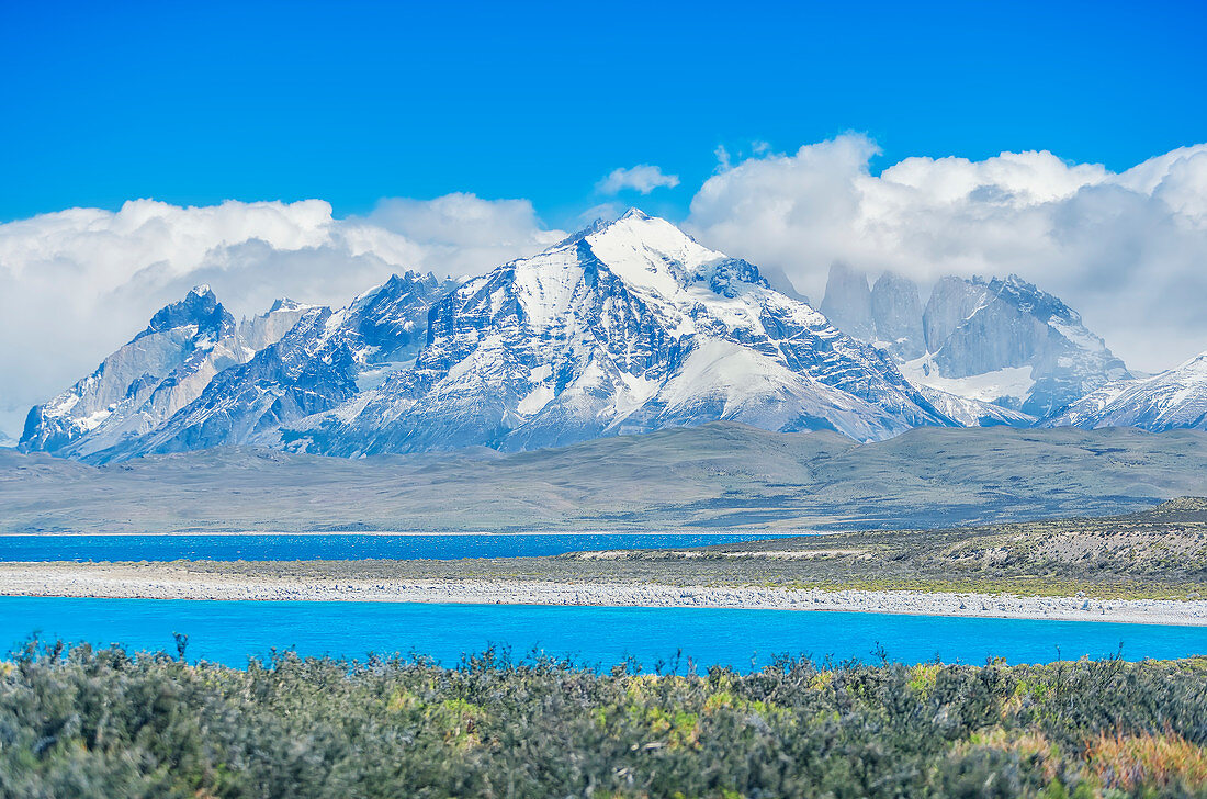 Cuernos del Paine Berge, Torres del Paine, Nationalpark, Patagonien, Chile, Südamerika