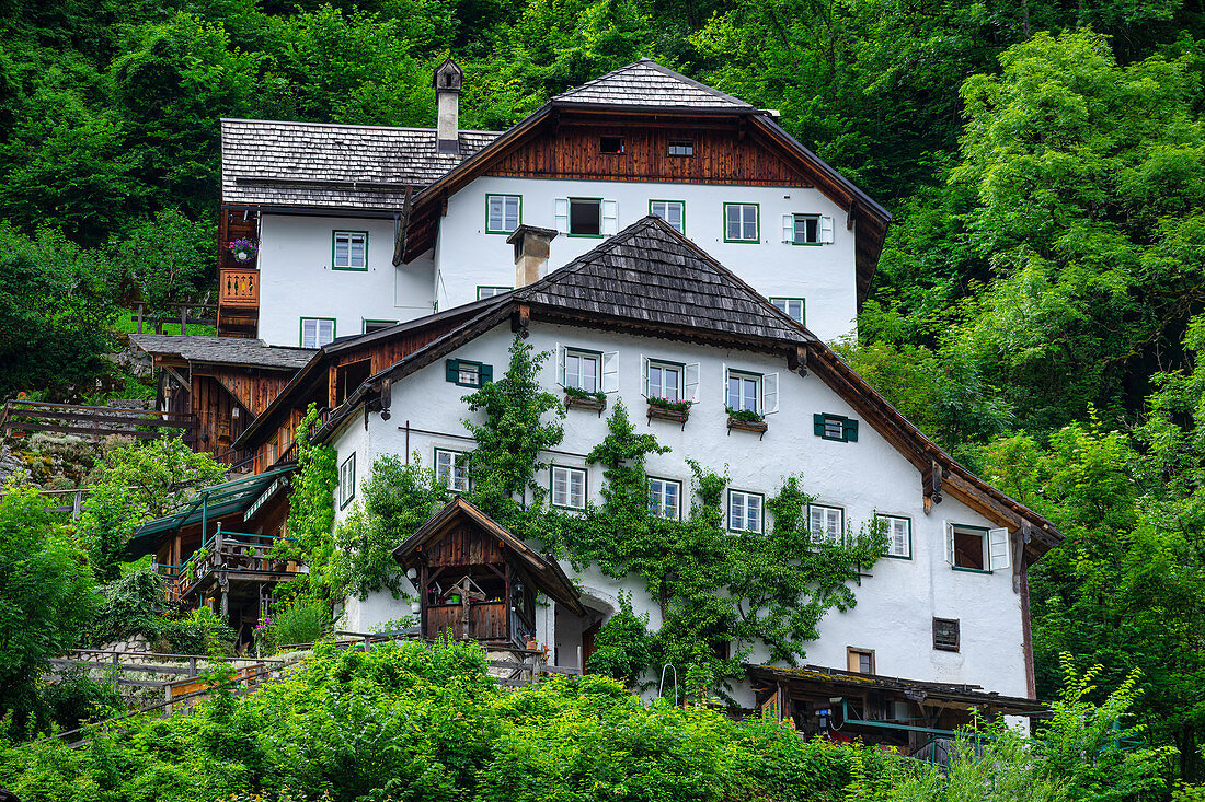 Large property in Hallstatt on Lake Hallstatt, Salzkammergut, Austria, Europe