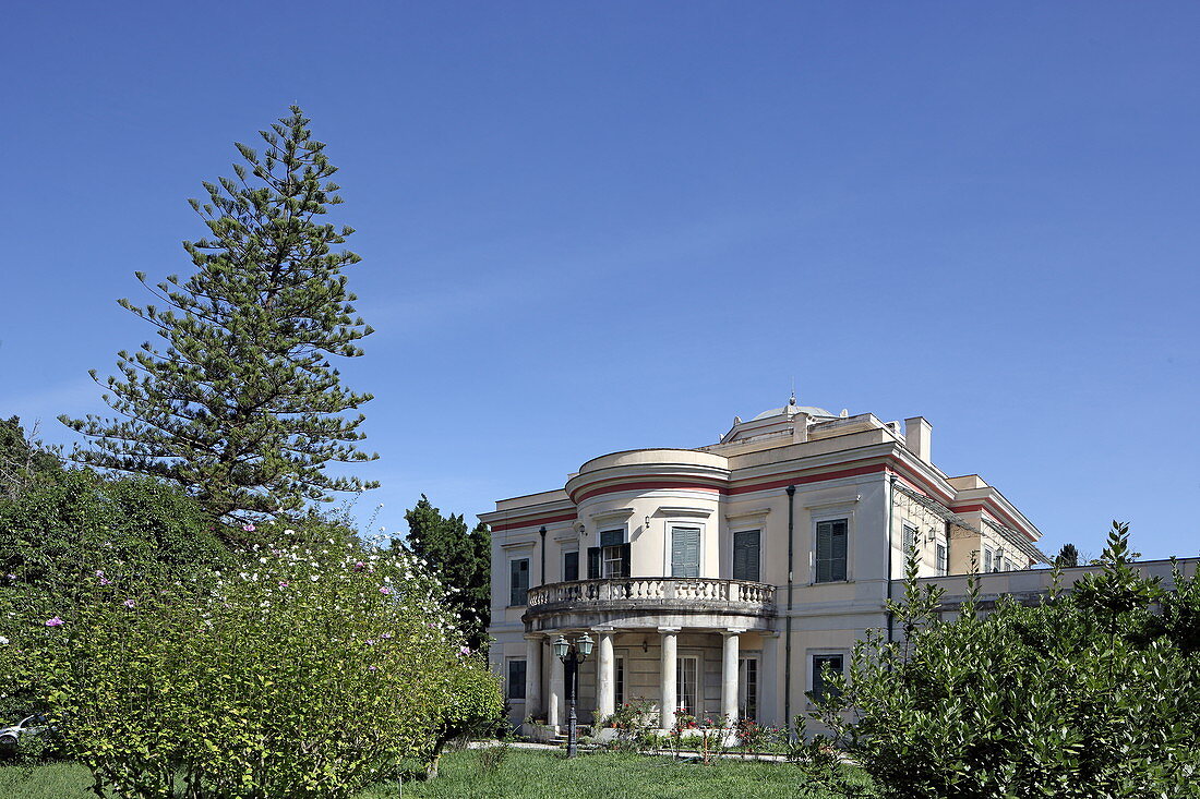 Mon Repos, Corfu, Garitsa District, Kerkira, Corfu Town, Corfu Island, Ionian Islands, Greece